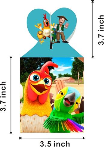 12 قطعة من صناديق هدايا حفلات مزرعة زينون من توكلي، مستلزمات حفلات عيد ميلاد حيوانات المزرعة لتزيين عيد الميلاد من مزرعة زينون in Kuwait