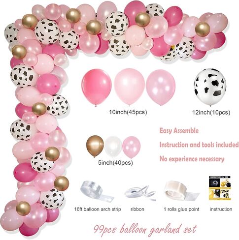 Cow First Birthday Party Decorations, Farm First Birthday Party Supplies, Holy Cow I'M One Birthday Decorations, 1st Birthday Girl Decoration, First Birthday Decoration for Girl, Farmhouse Animal Cow in Kuwait