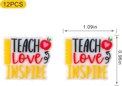 HHCFAST 15 قطعة من خرز السيليكون، خرز سيليكون بؤري لسلسلة المفاتيح لصنع أربع أوراق البرسيم خرز بؤري من السيليكون للأقلام خرز سيليكون حرفي للقلادة والأساور (مختلط البرسيم) in Kuwait