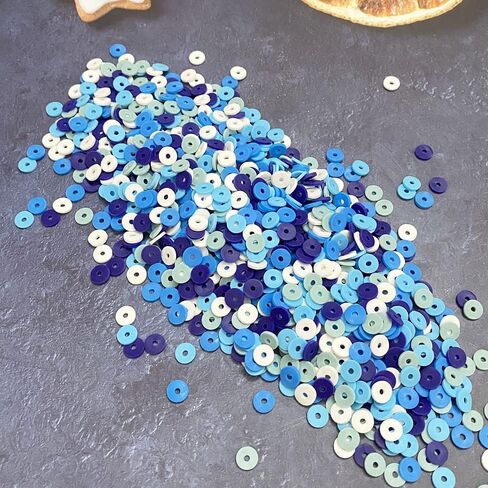 4000 Pieces White Polymer Clay Beads Heishi Beads for DIY Jewelry Making Bracelets Necklace Earring,6mm in Saudi Arabia