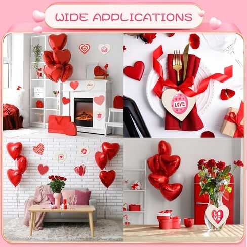 72 Pcs Unfinished Blank Wood Heart Cutouts Pieces in Saudi Arabia