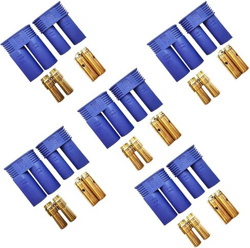 5 أزواج من موصلات توصيل الموز EC5 ذكر أنثى 5 مم، موصل بطارية EC5 لبطاريات RC ESC LIPO باتر in Kuwait