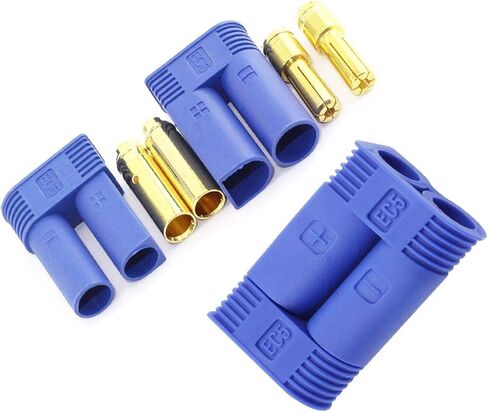 5 أزواج من موصلات توصيل الموز EC5 ذكر أنثى 5 مم، موصل بطارية EC5 لبطاريات RC ESC LIPO باتر in Kuwait