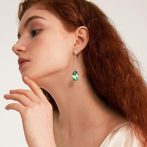 8pcs Stainless Steel Rhinestone Earring Studs Silver Plated Earring Posts with Pinch Clasps Chains and 20pcs Clear Bullet Earring Backs for DIY Jewelry Making Supplies, 4 Sizes in Kuwait