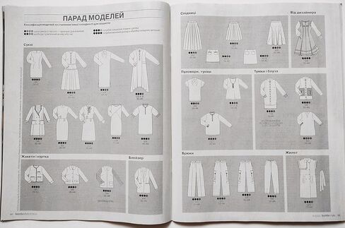 مجلة بوردا ستايل 8/2023 في قوالب أنماط الخياطة الاوكرانية، ملابس عصرية للصيف والبلوزة والتنانير والسراويل القصيرة والجاكيتات للنساء مقاس 34-48 in Kuwait