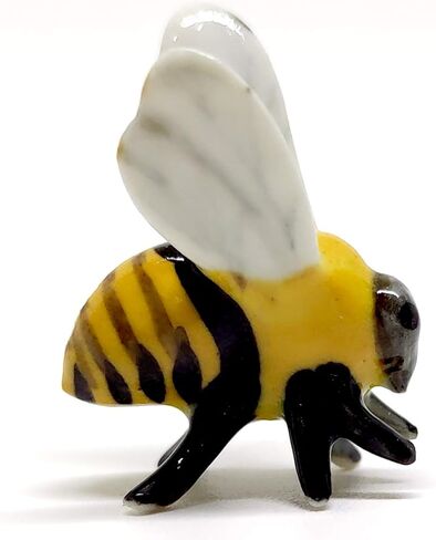 SSJSHOP Bee Micro Tiny Dollhouse Figurines Hand Painted Ceramic Animals Collectible Gift Home Garden Decor in Kuwait