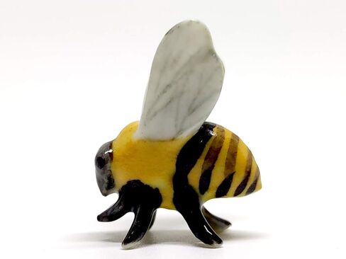 SSJSHOP Bee Micro Tiny Dollhouse Figurines Hand Painted Ceramic Animals Collectible Gift Home Garden Decor in Kuwait