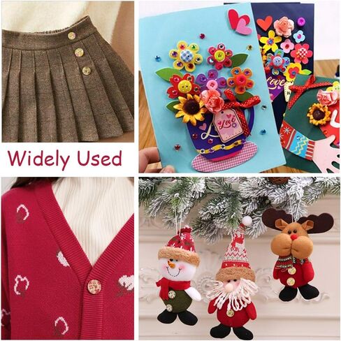 200 Pcs Vintage Round Wooden Buttons with 2 Holes for DIY Sewing Crafts Scrapbooking Random Color (Vintage 20mm) in Saudi Arabia