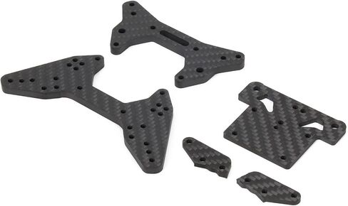RCAWD Carbon Fiber Steering Plate Top Plate Shock Tower for Arrma 1-7 1-8 6s Blx Infraction Fireteam Mojave Felony Kraton Notorious Outcast Typhon Limitless Talion RTR/Exb Hopups Upgrade Parts in Saudi Arabia