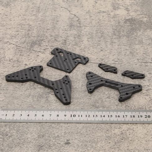 RCAWD Carbon Fiber Steering Plate Top Plate Shock Tower for Arrma 1-7 1-8 6s Blx Infraction Fireteam Mojave Felony Kraton Notorious Outcast Typhon Limitless Talion RTR/Exb Hopups Upgrade Parts in Saudi Arabia