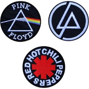 LUXPA - Rock Set 2, Rock Bands - Premium Quality Embroidered Iron on Patch - Applique - DIY - Easy Application in Saudi Arabia