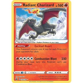 Pokemon - Radiant Charizard 020/159 - Crown Zenith - Ultra Rare Card in Saudi Arabia