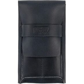 Double Pen Case Handmade from Full Grain Leather - Bourbon Brown in Kuwait