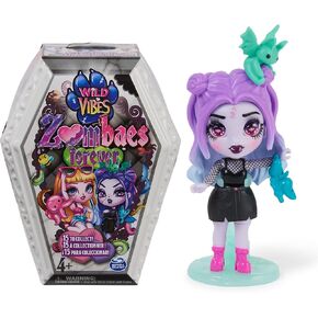 Zombaes Forever, Wild Vibes, Surprise Collectible Zombie Figure, Doll Accessories & Toy Coffin (Styles May Vary), 3.5-inch, Kids Toys for Girls in Kuwait