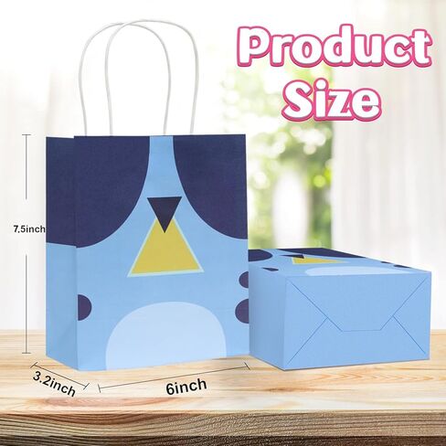 kasjde 24-Pcs Cartoon Party Favor Bags Anime Party Decorations Reusable Goodie Candy Gift Bags with Handles Snack Bags Kids Birthday Party Supplies in Kuwait