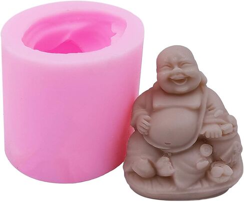 Buddha Candle Mold Avalokitesvara Design Silicone Mold Mould for Candle Making Decorating Aroma Gypsum Resin Crafts Molds in Saudi Arabia