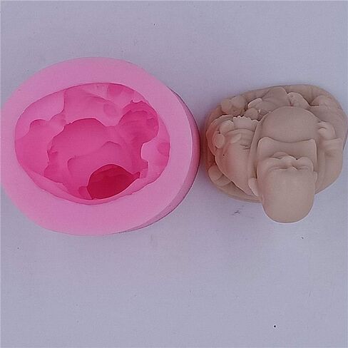 Buddha Candle Mold Avalokitesvara Design Silicone Mold Mould for Candle Making Decorating Aroma Gypsum Resin Crafts Molds in Saudi Arabia