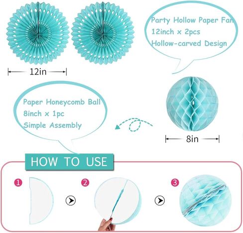 YUNXUAN Donut Birthday Party Decorations, Donut Party Supplies Donut Lanterns Party Paper Fan Honeycomb Ball Hanging Paper Lanterns for Baby Shower Kids Birthday Party Ice Cream Party Decorations in Kuwait