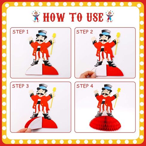 قطع زينة مركزية ثلاثية الابعاد على شكل خلية نحل من السيرك والكرنفال واعياد الميلاد وحفلات استقبال المولود الجديد، مجموعة من 9 قطع in Kuwait