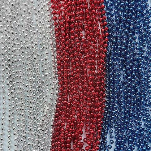 POHU 36pcs 3dozon Independence Day necklace, Plastic, No Gemstone in Kuwait