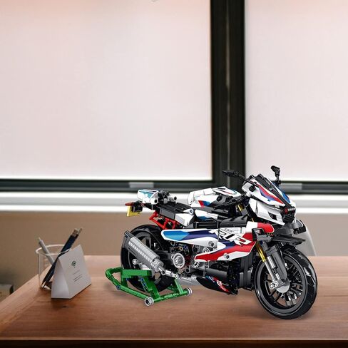 مجموعة بناء دراجة نارية من توي بلاير، مجموعة نموذج 1:5، هدية للاطفال بعمر 6 7 8 9 سنوات، للبالغين ومحبي الدراجات النارية in Kuwait