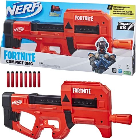 Nerf Fortnite AR-L Motorised Nerf Elite Dart Blaster, Motorised Toy, 20 Official Nerf Darts, Flip Up Sights for Youth, Teens, Adults in Saudi Arabia