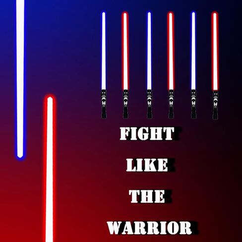 لعبة YUN.arbor Lightsabers، 7 ألوان، 2 في 1 سيوف مبارزة RGB بشفرة مزدوجة مع وضع كتم صوت FX لمحبي الأفلام التنكرية وهدية عيد الميلاد in Kuwait