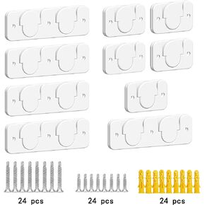 2/5-4/5Pairs Z Hanger French Cleat Picture Hanger Kit، المتشابكة Z Bar Clips جدار تصاعد بين قوسين لتعليق المرآة، الصورة، لوحات الحائط، العمل الفني. (2/5-4/5)
