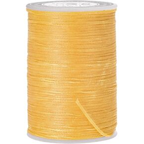 uxcell Leather Sewing Thread 98 Yards 150D/0.8mm Polyester Waxed Cord for Manual and Machine Sewing, Hot Pink