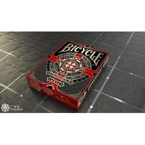 أوراق لعب Bike Stronghold Crimson Standard Poker Deck من Gamblers Warehouse in Kuwait