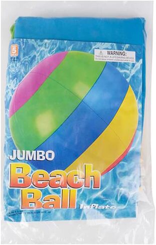 ArtCreativity Jumbo Beach Ball, 1pc, Large 30 Inch Beach Ball for Kids and Adults, Swimming Pool Toy for Active Play, Classic Pool Party Décor, Outdoor Toy for Kids in Vibrant Colors in Saudi Arabia