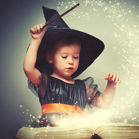 ELCOHO 24 Pieces Halloween Witch Hat Cap Costume Accessory for Witch Decoration or Halloween Christmas Party Black in Saudi Arabia