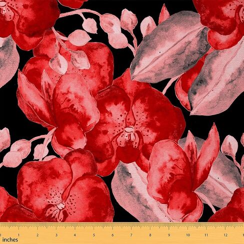 Watercolor Blueberry Fabric by The Yard Outdoor Fruits Botanical Leaves Decor Fabric for Kids Teens Adults Wild Plants Rustic Style Fabric for DIY Upholstery and Home Accents 2 Yards,72" L x 59" W in Saudi Arabia