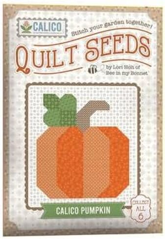 أنماط بذور لحاف القرع كاليكو من تأليف لوري هولت من Bee في My Bonnet in Kuwait