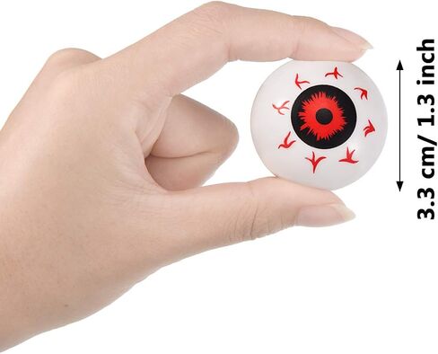 Boao 30 Pieces Halloween Eyeballs Creepy Plastic Eyeballs Halloween Eyeballs Props for Halloween Party Decorations Supplies in Saudi Arabia