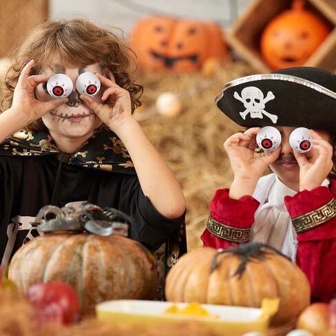 Boao 30 Pieces Halloween Eyeballs Creepy Plastic Eyeballs Halloween Eyeballs Props for Halloween Party Decorations Supplies in Saudi Arabia