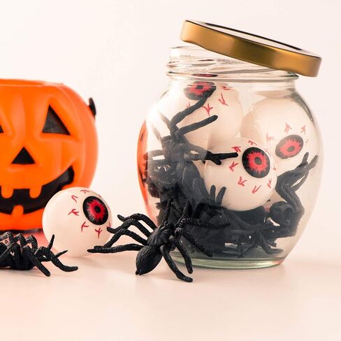 Boao 30 Pieces Halloween Eyeballs Creepy Plastic Eyeballs Halloween Eyeballs Props for Halloween Party Decorations Supplies in Saudi Arabia