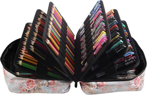 تحتوي فتحة حافظة أقلام شولانر على 360 إلى 364 قلم رصاص ملون أو 240 إلى 244 قلم جل ملون بسحاب in Kuwait