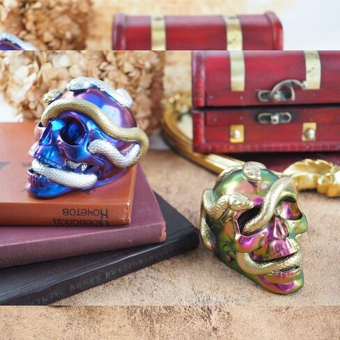 Playing Mold Crafts Molds for Epoxy Resin, Halloween 3D Skull Silicone Epoxy Molds for DIY Candle Soap Plaster Home Office Desktop Decoration Crafts Kit in Kuwait