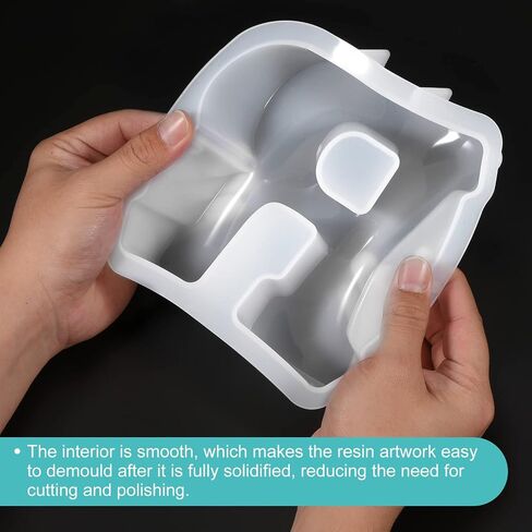 HARFINGTON 26pcs Large Letter Resin Mold 7" A-Z Capital English Alphabet Silicone Mould for Word Sign Art, DIY Crafts, Party Decoration in Saudi Arabia
