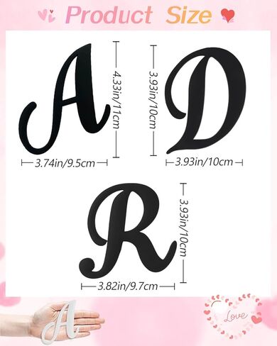 3 قطع من تعليقات حروف لحقائب بوج بحجم كبير 2.75 انش من جيلي، ملحقات حشوات شنطة توت للشاطئ، دلاية حروف ابجدية لتزيين شنطة اليد بنفسك، مطاط، بدون احجار كريمة in Kuwait