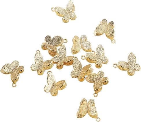 Airssory 50 Pcs Spider Web Net Charm Halloween Theme Golden Metal Spiderweb Cobweb Small Charms Bulk for Jewelry Making DIY Findings in Kuwait