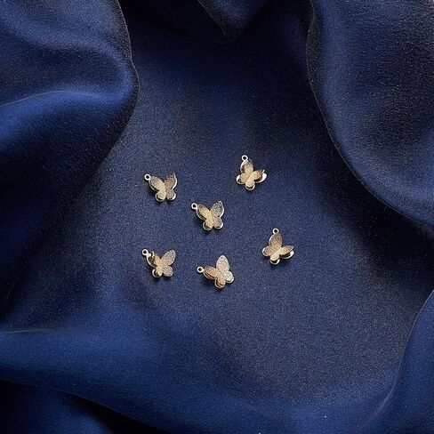 Airssory 50 Pcs Spider Web Net Charm Halloween Theme Golden Metal Spiderweb Cobweb Small Charms Bulk for Jewelry Making DIY Findings in Kuwait