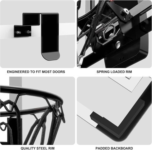 MejorChoy Indoor Mini Basketball Hoop Set for Kids for Door Wall Room with 3 Balls Electronic Scoreboard in Kuwait