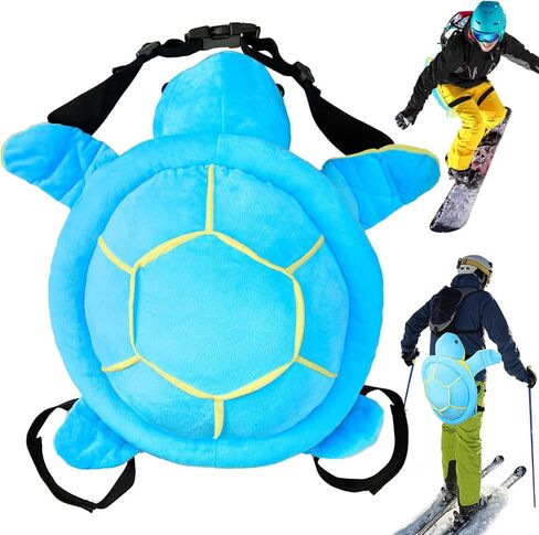 Cute Protection Hip Butt Pad Turtle Tortoise Protective Gear for Skiing Snowboarding Padded Skating Pads Turtle Hip Protection for Kids Adults (Blue) in Kuwait