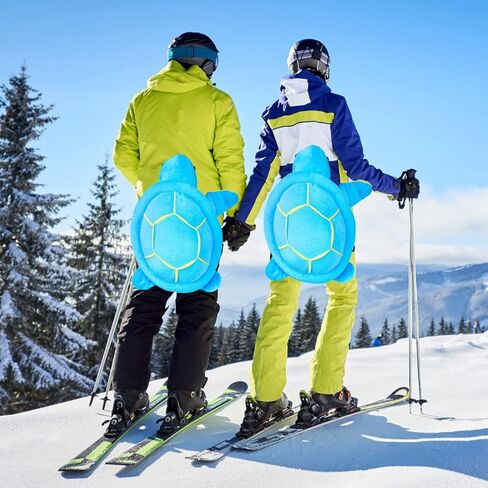 Cute Protection Hip Butt Pad Turtle Tortoise Protective Gear for Skiing Snowboarding Padded Skating Pads Turtle Hip Protection for Kids Adults (Blue) in Kuwait