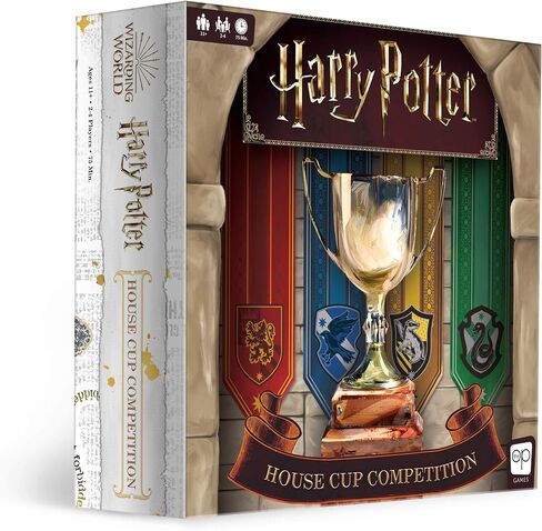 USAOPOLY Harry Potter House Cup Competition | Worker Placement Board Game | Play as Your Favorite Hogwarts House | Officially Licensed Harry Potter Game in Saudi Arabia