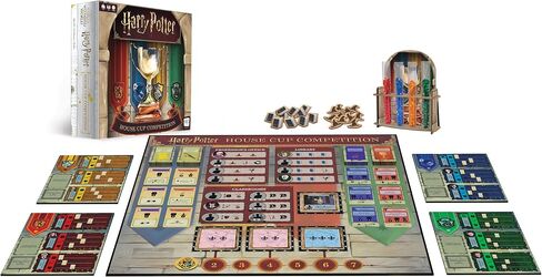 USAOPOLY Harry Potter House Cup Competition | Worker Placement Board Game | Play as Your Favorite Hogwarts House | Officially Licensed Harry Potter Game in Saudi Arabia