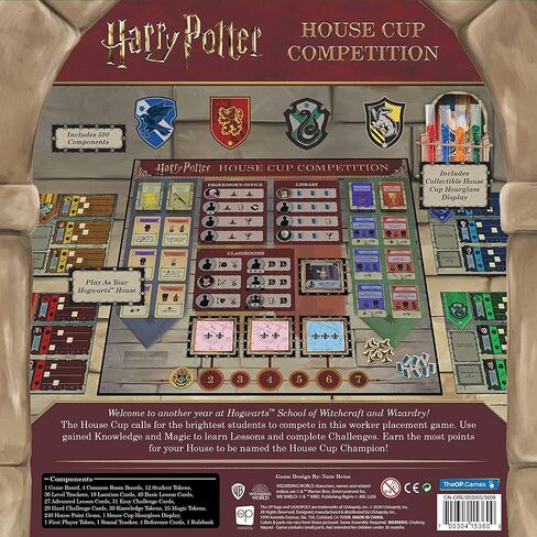 USAOPOLY Harry Potter House Cup Competition | Worker Placement Board Game | Play as Your Favorite Hogwarts House | Officially Licensed Harry Potter Game in Saudi Arabia