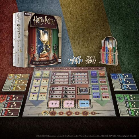 USAOPOLY Harry Potter House Cup Competition | Worker Placement Board Game | Play as Your Favorite Hogwarts House | Officially Licensed Harry Potter Game in Saudi Arabia